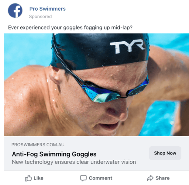 Pro Swimmers Facebook page