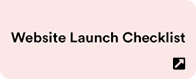Website launch Checklist